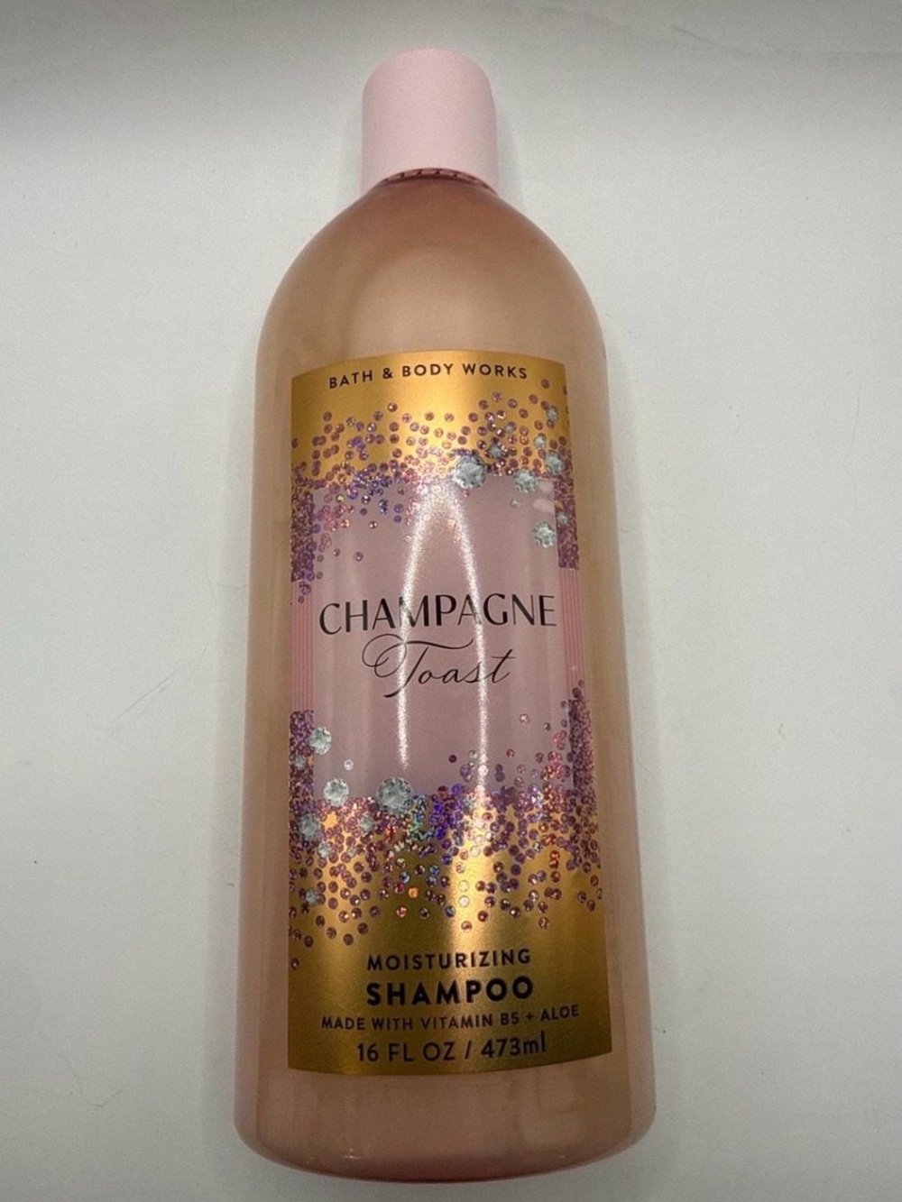 Bath & Body Works Champagne Toast Moisturizing Shampoo - Pink & Gold